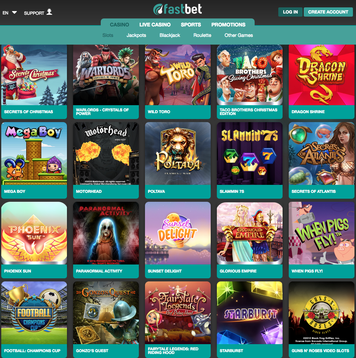 Fastbet Casino Review